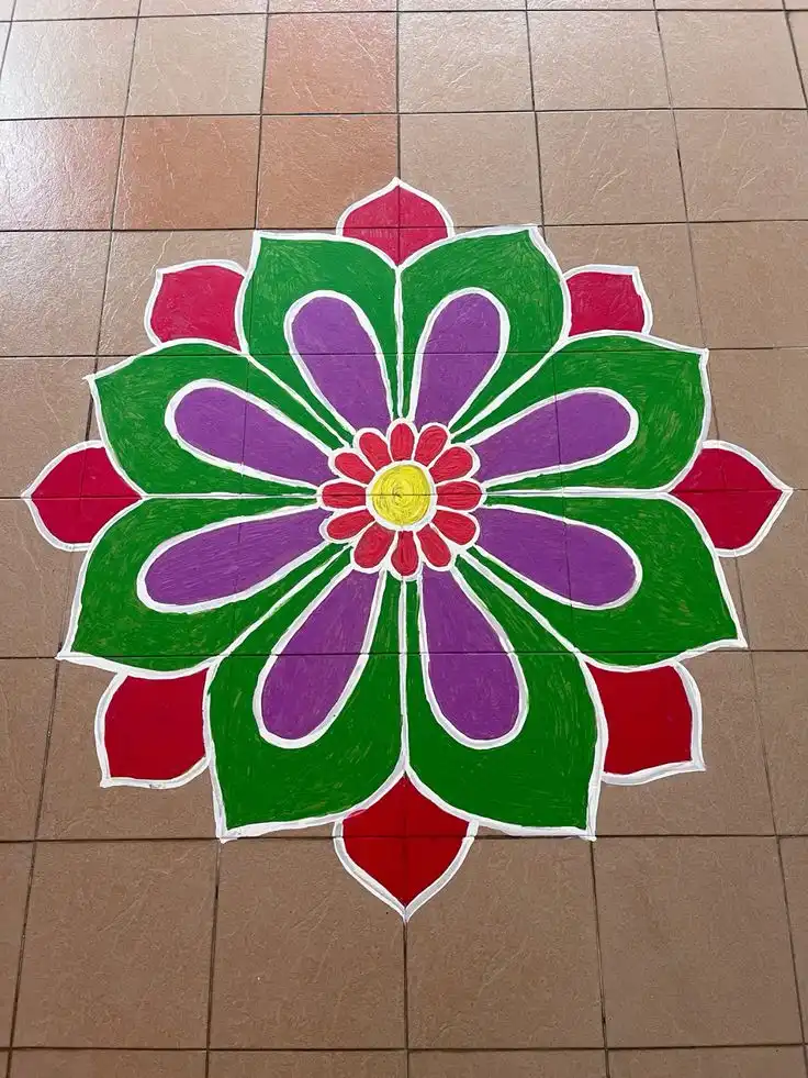 rangoli simple design rangoli simple design